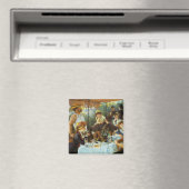 Aimant Déjeuner de la fête nautique par Pierre Renoir (In Situ (Lave-vaisselle))