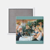 Aimant Déjeuner de Renoir de la fête nautique (1881) (Recto/Verso)