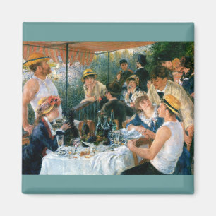 Aimant Déjeuner de Renoir de la fête nautique (1881)