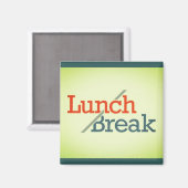 Aimant Déjeuner / Pause (Recto/Verso)