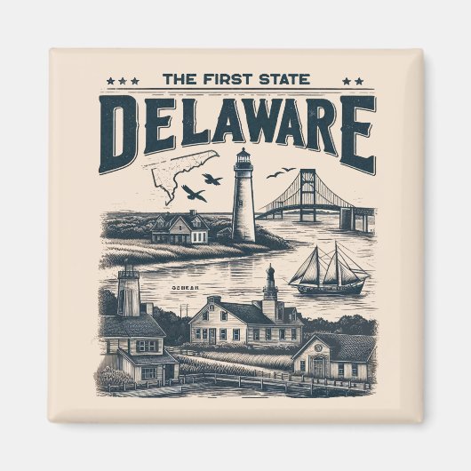 Aimant Delaware (Devant)