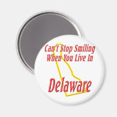 Aimant Delaware - Souriant (Recto/Verso)