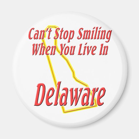 Aimant Delaware - Souriant (Devant)
