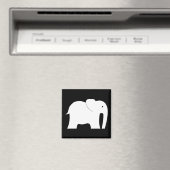Aimant d'éléphant blanc (In Situ (Lave-vaisselle))