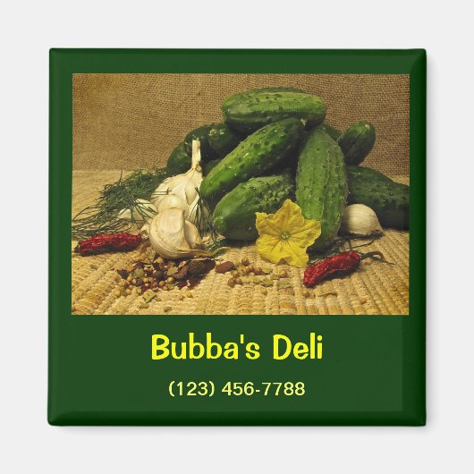 Aimant Deli Pickles (Devant)