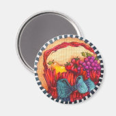 Aimant délice fraise (Recto/Verso)