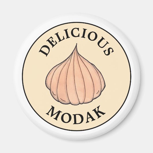 Aimant Délicieuse noix de coco Modak Mithai Indian Sweet (Devant)