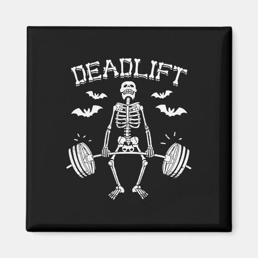 Aimant Delift Funny Halloween Dire Squelette Sonnette Rbe (Devant)