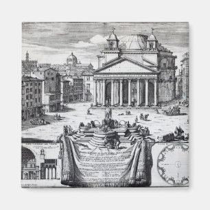 Aimant Della Rotonda de Piazza avec une vue de Panthéon