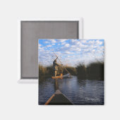 Aimant Delta de l'Okavango (Recto/Verso)