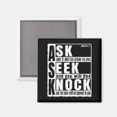 Aimant demander le bouton (Recto/Verso)