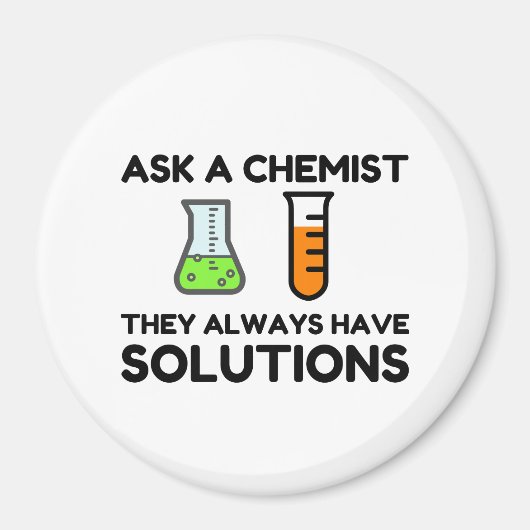 Aimant Demander un chimiste (Devant)
