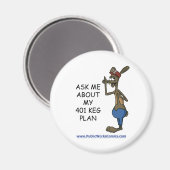 Aimant Demandez-Moi Mon Plan 401 Keg (Recto/Verso)