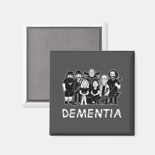 Aimant Dementia New Black  (Recto/Verso)