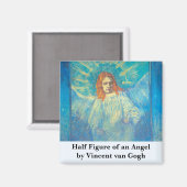 Aimant Demi-figure d'un ange par Vincent van Gogh (Recto/Verso)