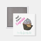 Aimant demi-mangéCupcake (Recto/Verso)