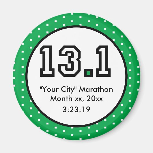 Aimant Demi-marathon 13,1 (Devant)