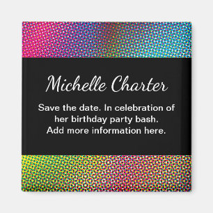 Aimant Demi-ton coloré