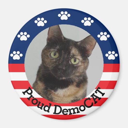 Aimant DémoCAT personnalisable (Devant)