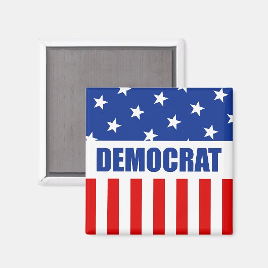 Aimant Democrat (Recto/Verso)
