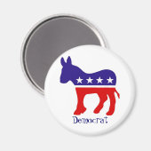 Aimant Democrat Party Donkey (Recto/Verso)