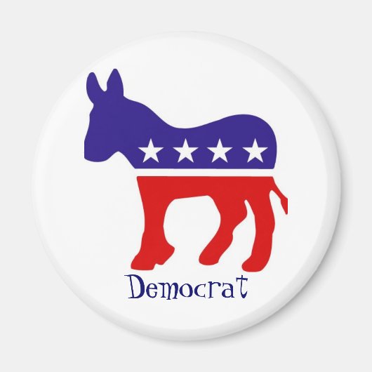 Aimant Democrat Party Donkey (Devant)