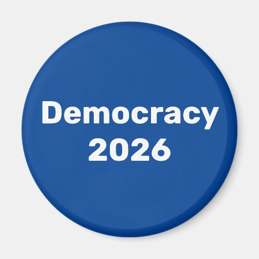 Aimant Démocratie 2026 Élection de mi-mandat (Devant)