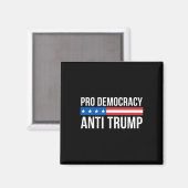 Aimant Démocratie - Anti Trump - (Recto/Verso)