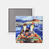 Aimant Demuth - La promenade en bateau de Sorrente (Recto/Verso)