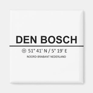 Aimant Den Bosch Coördinaten - Den Bosch Coordinates