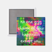 Aimant d'encouragement du bonheur (Recto/Verso)