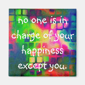 Aimant d'encouragement du bonheur (Devant)