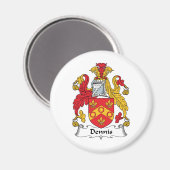 Aimant Dennis Family Crest (Recto/Verso)