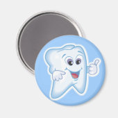 Aimant Dent saine et heureuse (Recto/Verso)