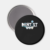 Aimant Dentist Dental Dents Docteur Dent Dent Cadeau Médi (Recto/Verso)