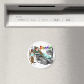 Aimant Dentist Sock Monkey Gifts - Unique (In Situ (Lave-vaisselle))