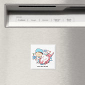 Aimant dentiste Animé avec dent (In Situ (Lave-vaisselle))