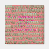 Aimant Dentiste Dentistère Rotten Teeth Aide Orthodontie (Devant)