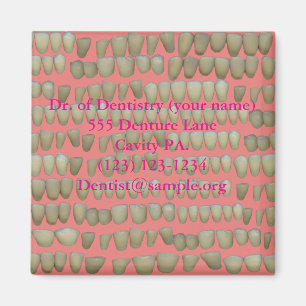 Aimant Dentiste Dentistère Rotten Teeth Aide Orthodontie