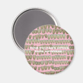 AIMANT DENTISTE DENTISTES ORTHODONTIQUES BOUCHE DE DENTS  (Recto/Verso)