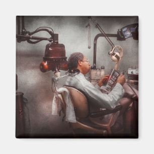 Aimant Dentiste - En attente du dentiste