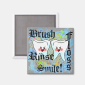 Aimant Dentistes Professionnels dentaires (Recto/Verso)