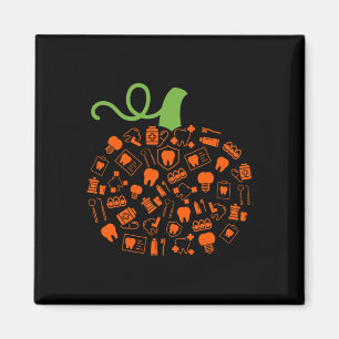 Aimant Dents Fantôme Citrouille sorcière Dental Halloween