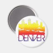 Aimant Denver Skyline (Recto/Verso)
