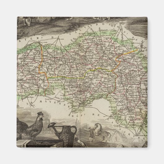 Aimant Département De L'Orne (Devant)