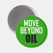 Aimant Dépasser le pétrole (Recto/Verso)