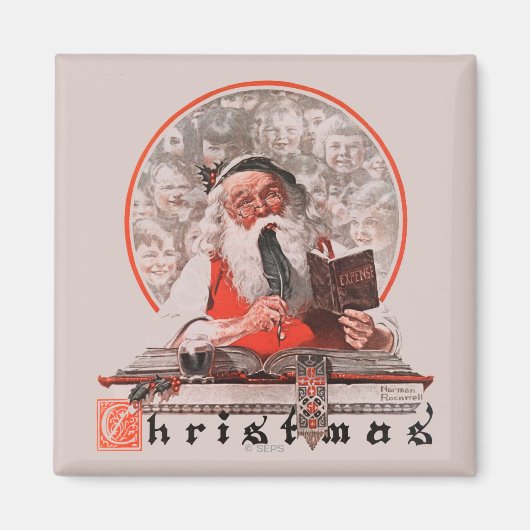 Aimant Dépenses de père Noël (Devant)