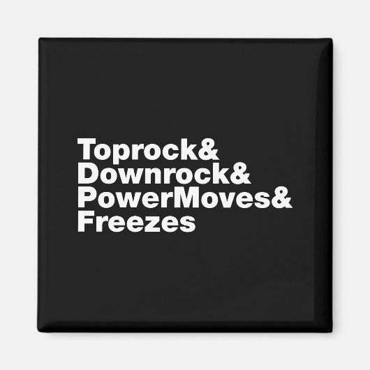 Aimant Déplacements de rupture (Breakdance) (Devant)