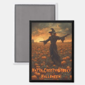 Aimant déplaisant Éffrayant d'Halloween (Recto/Verso)