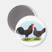 Aimant Derbyshire Redcap Fowl (Recto/Verso)